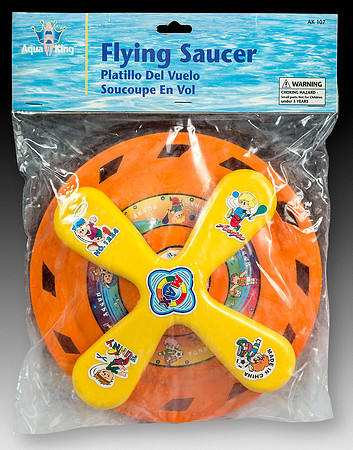 Aqua King—Flying Saucer—Package