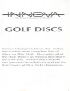 Innova Disc Selection Brochure—1995