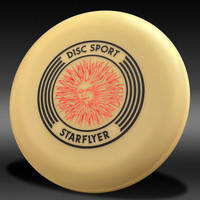Disc Sport—Starflyer—Glow—Black, Metallic Red