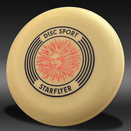 Disc Sport—Starflyer—Glow—Black, Metallic Red