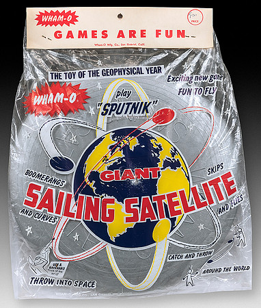 Wham-O—Sailing Satellite—WSS1—Silver—Package