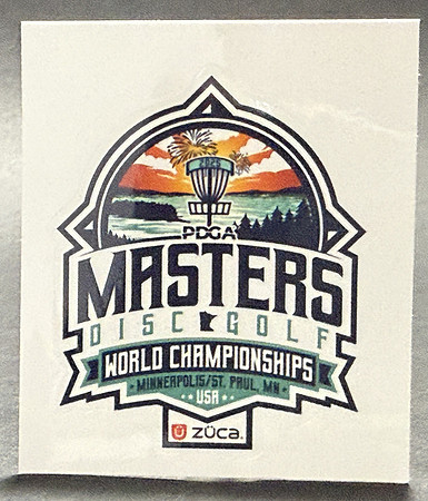 Flying Disc Museum | Stickers | PDGA Amateur WC, 2024—Blue, White