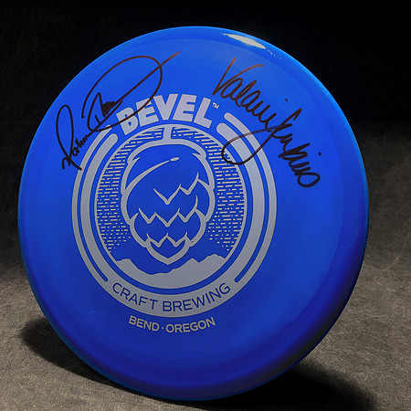 Bevel Craft Brewing—Discmania DDx—Blue—Silver—Signed