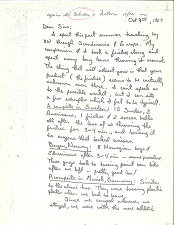 #030—Michel Burton—Suggestion Letter to IFA—Page 1
