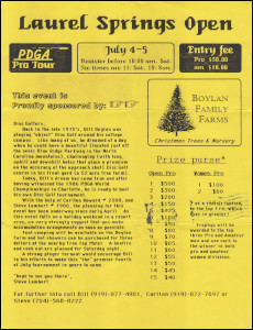 1987 Laurel Springs Open (1st) Laurel Springs, NC—Jul 4-5, 1987 thumb