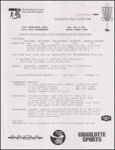 1993 Charlotte Open Charlotte, NC—May 1-2, 1993 thumb