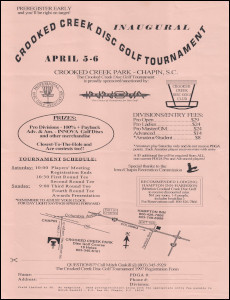 1997 Crooked Creek Open (1st) Chapin, SC—May 5-6, 1997 thumb