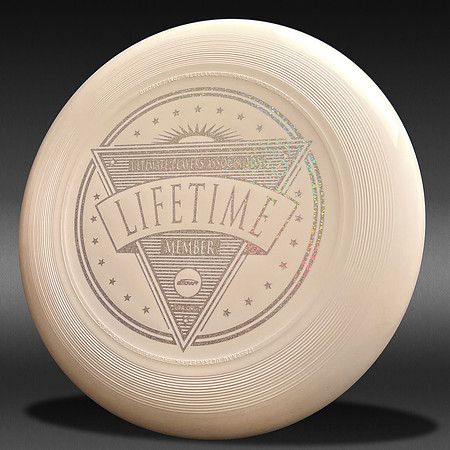 UPA Lifetime Member—Discraft Ultra-Star—White—Silver Metallic Flake