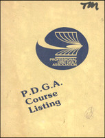 PDGA Course Listing—1986 thumb