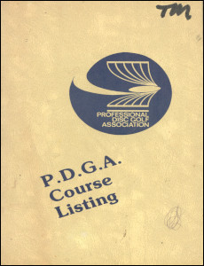 PDGA Course Listing—1986 thumb