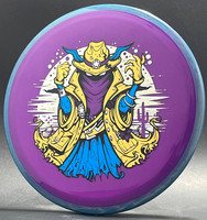 Crave, Neutron—Wizard—Purple-Blue-White-Purple Swirl—Silver, Gold, Metallic Blue