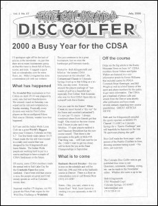 Colorado Disc Golfer V 2 No 7 Jul 00 thumb