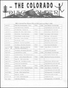 Colorado Disc Golfer V 3 No 2 May 01 thumb