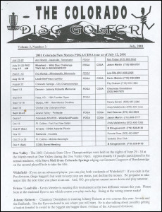 Colorado Disc Golfer V 3 No 3 Jul 01 thumb