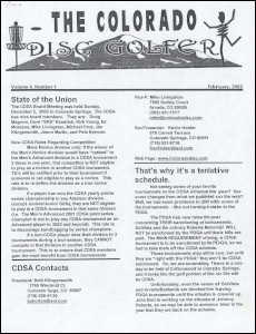 Colorado Disc Golfer V 4 No 1 Feb 02 thumb