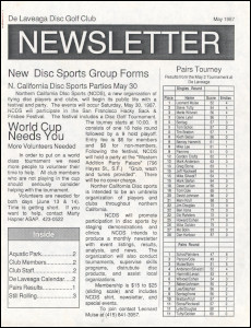De Laveaga DGC Newsletter May 87 thumb