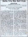 Black Hawk Metro DG League Report