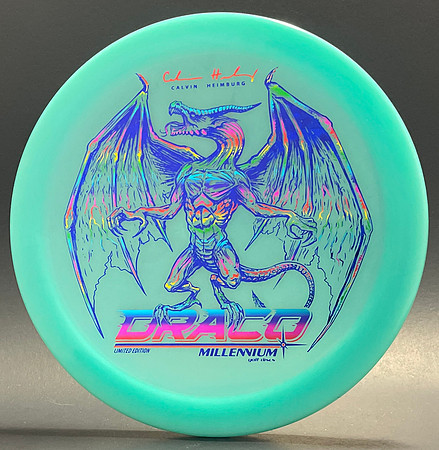Calvin Heimburg—2021 Tour Series—Millennium Draco—Blue Glow—Metallic Purple Metallic Rainbow