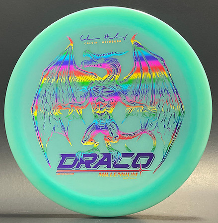 Calvin Heimburg—2021 Tour Series—Millennium Draco—Blue Glow—Metallic Purple Metallic Rainbow