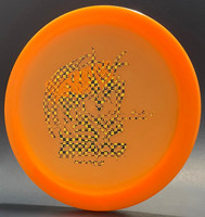 Calvin Heimburg—2022 Tour Series—Millennium Draco—Orange Glow—Gold, Black Checkers