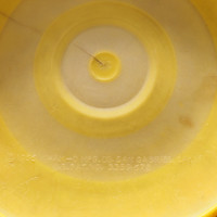 No Top Tooling—12 Mold—Yellow—2 lines of Bottom tooling—Very Rare—Bottom