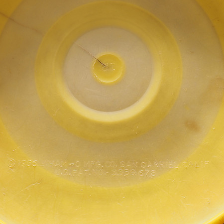 No Top Tooling—12 Mold—Yellow—2 lines of Bottom tooling—Very Rare—Bottom