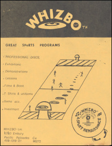 Whizbo Marketing Brochure—1977