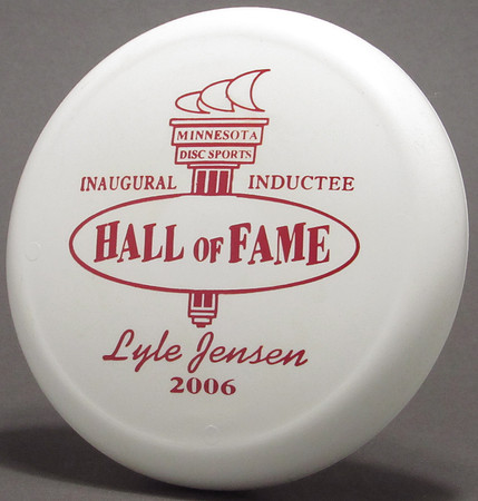 Minnesota Disc Sports Hall of Fame, 2006—Lyle Jensen—Little Flyer Mini—Red