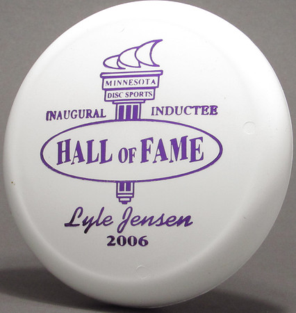 Minnesota Disc Sports Hall of Fame, 2006—Lyle Jensen—Little Flyer Mini—Purple