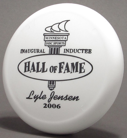 Minnesota Disc Sports Hall of Fame, 2006—Lyle Jensen—Little Flyer Mini—Black
