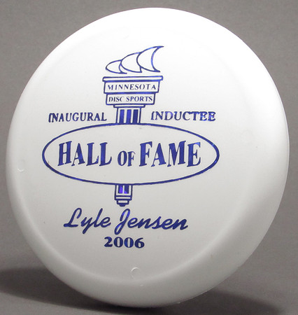 Minnesota Disc Sports Hall of Fame, 2006—Lyle Jensen—Little Flyer Mini—Metallic Blue