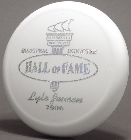 Minnesota Disc Sports Hall of Fame, 2006—Lyle Jensen—Little Flyer Mini—Metallic Crystal Silver