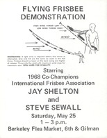 1974, 05/25—Flying Frisbee Demonstration
