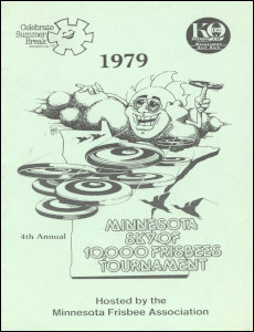 1979 Minnesota Sky Of 10.000 Frisbees Program