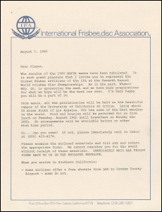 1980 WFC Player Invitation