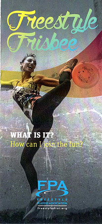 Freestyle Frisbee–What Is It—Freestyle Players Association brochure cover-thumb