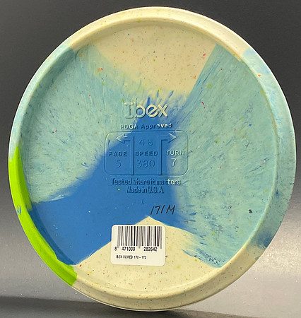 Ibex, X-Link Medium—White-Blue-Green—Yellow—Bottom