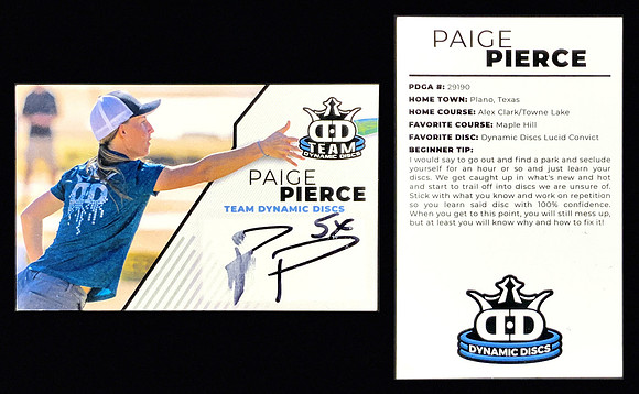 2019—Dynamic Discs Player Cards—#NNO—Paige Pierce