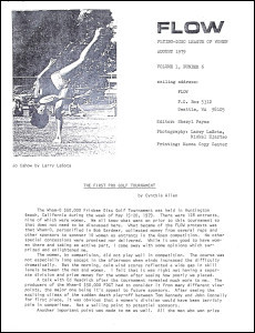 FLOW Vol. 1 No. 6 August 1979
