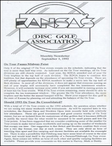 KDGA-Newsletter Sep 92 thumb