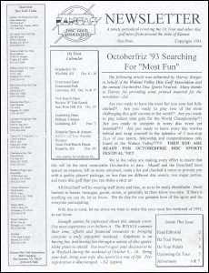 KDGA-Newsletter OctNov 93 thumb