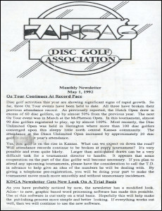 KDGA-Newsletter May 92 thumb