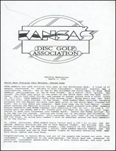 KDGA-Newsletter Mar 92 thumb