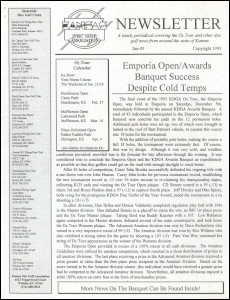 KDGA-Newsletter Jan 93 thumb