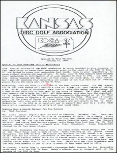 KDGA-Newsletter Jan 92 thumb