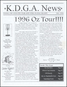 KDGA-Newsletter Feb 96 thumb
