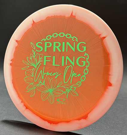 Spring Fling Women's Open, 2025—Dynamic Discs Thief—White-Orange Swirl—Gold