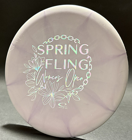 Spring Fling Women's Open, 2025—Latitude 64 Pure—Pink-Blue Burst—Oil Slick