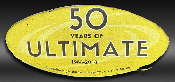 Columbia High School—50 Years of Ultimate—Yellow, Black, White