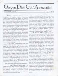 ODGA Newsletter v1n6 Aug92